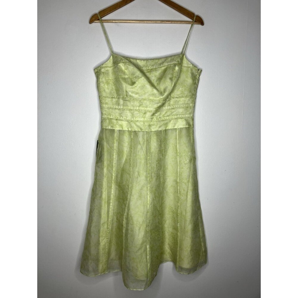 Light Green Spaghetti Strap A-Line Dress